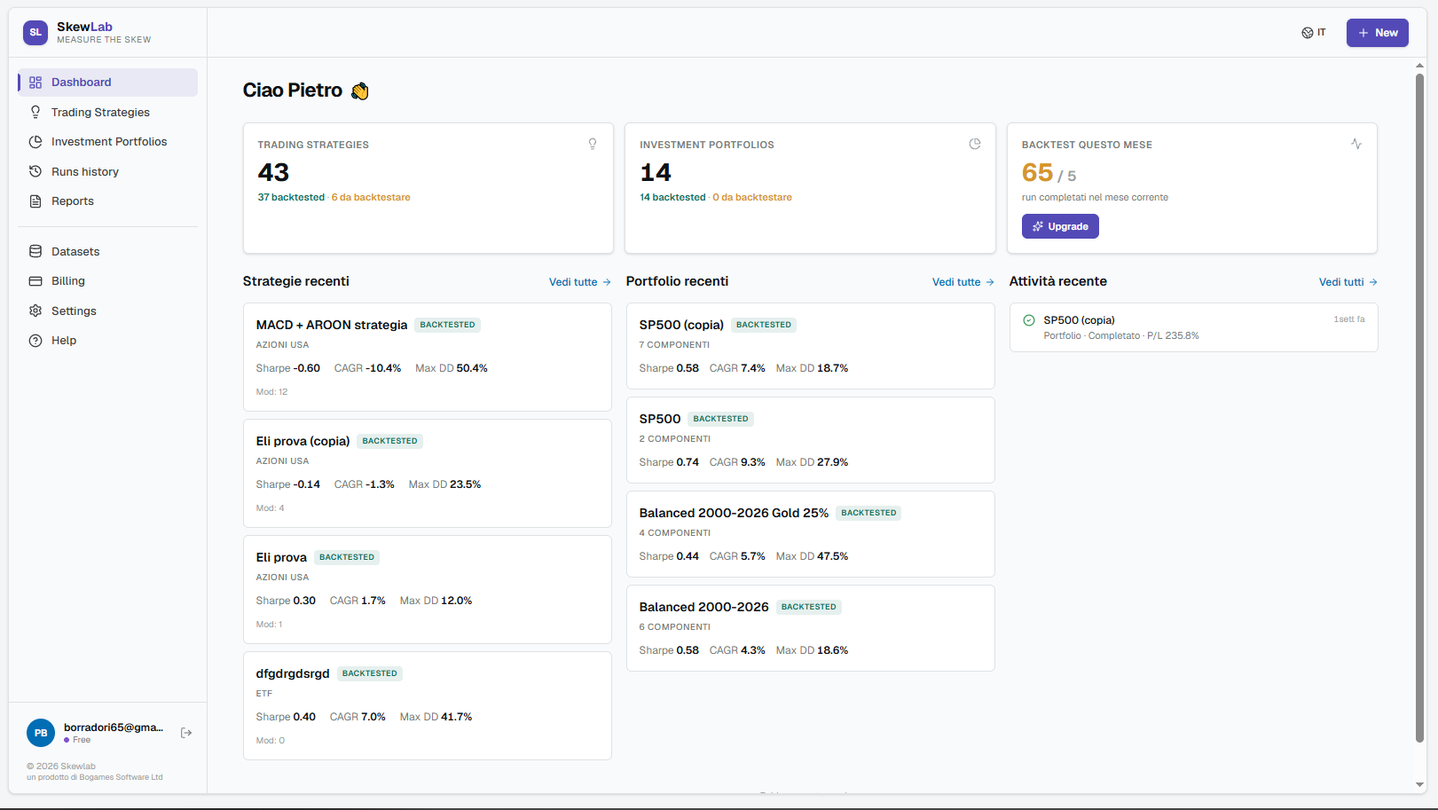 La dashboard